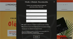 Desktop Screenshot of lespromenades.com